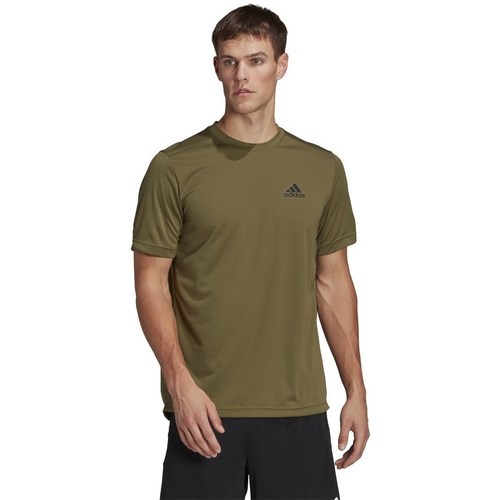 Clothing Men Short-sleeved t-shirts adidas Originals Aeroready Green