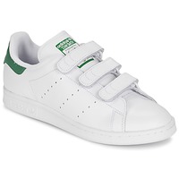 Shoes Low top trainers adidas Originals STAN SMITH CF White / Green