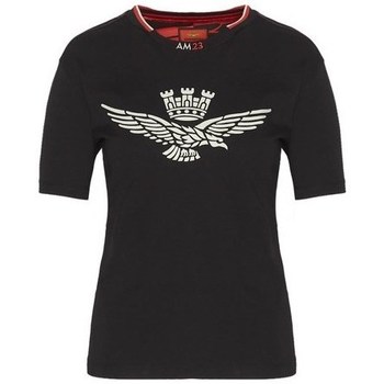 Clothing Women Short-sleeved t-shirts Aeronautica Militare TS2034DJ4960101 Black