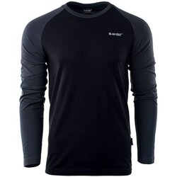 Clothing Men Short-sleeved t-shirts Hi-Tec Puro Graphite, Black