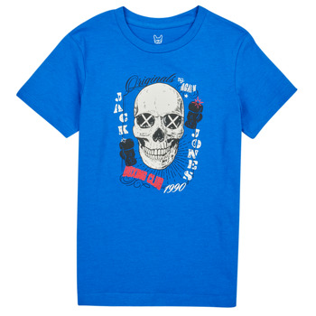 Clothing Boy Short-sleeved t-shirts Jack & Jones JORROXBURY TEE SS CREW NECK Blue