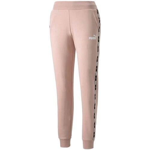 Clothing Women Trousers Puma Power Tape FL Pink