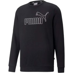 Clothing Men Sweaters Puma Ess Elevated Crew FL Black