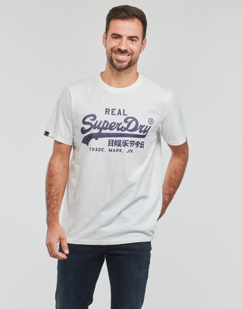 Clothing Men Short-sleeved t-shirts Superdry VINTAGE VL NOOS TEE White
