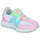 Shoes Girl Low top trainers New Balance 327 White / Purple / Blue