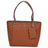 Bags Women Shopping Bags / Baskets Guess NOELLE LF Cognac