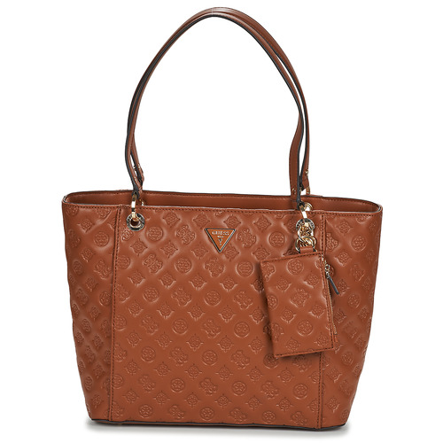 Bags Women Shopping Bags / Baskets Guess NOELLE LF Cognac