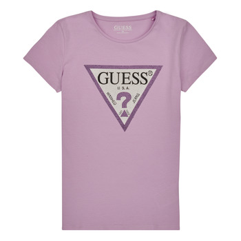 Clothing Girl Short-sleeved t-shirts Guess SS T SHIRT Mauve