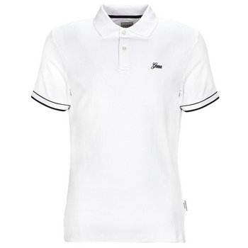 Clothing Men Short-sleeved polo shirts Guess OLIVER SS POLO White