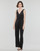 Clothing Women Jumpsuits / Dungarees Guess SS COWL POPLIA OVERALL Black