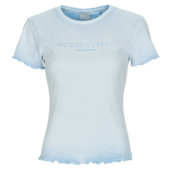 Clothing Women Short-sleeved t-shirts Guess SS CN EDURNE TEE Blue