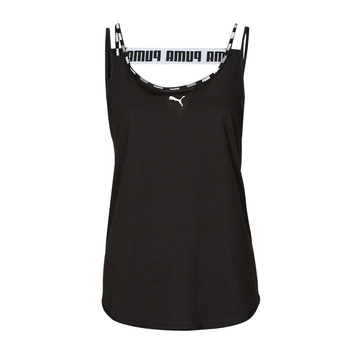 Clothing Women Tops / Sleeveless T-shirts Puma PUMA STRONG Black