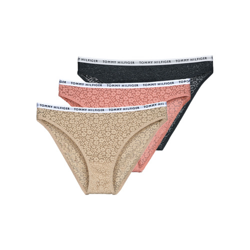 TOMMY HILFIGER WOMEN'S Sporty Band Thong Underwear Panty In 2 X
