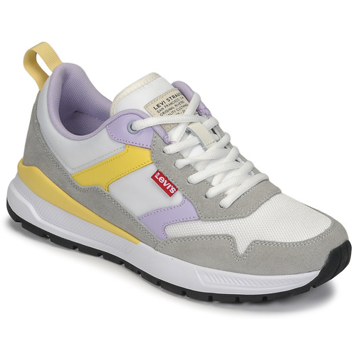 Shoes Women Low top trainers Levi's OATS REFRESH S Grey / Purple / Pink