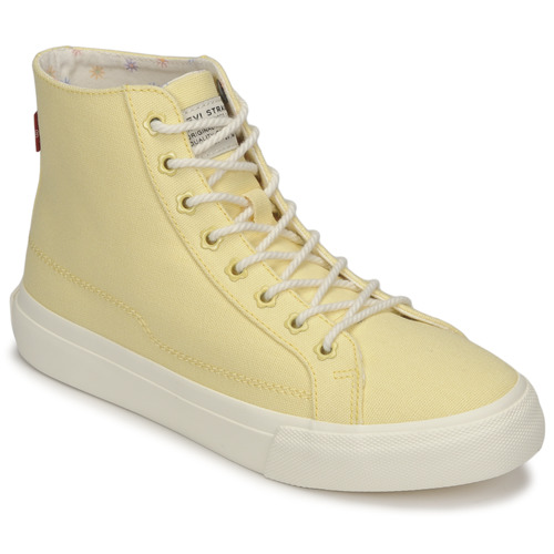 Shoes Women Hi top trainers Levi's DECON MID S Yellow