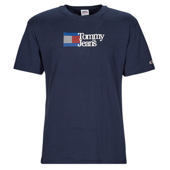 Clothing Men Short-sleeved t-shirts Tommy Jeans TJM CLSC RWB CHEST LOGO TEE Marine