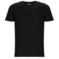 Clothing Men Short-sleeved t-shirts Jack & Jones JJEORGANIC BASIC TEE SS V-NECK Black