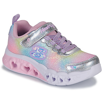 Shoes Girl Low top trainers Skechers FLUTTER HEART LIGHTS Multicolour
