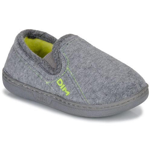 Shoes Children Slippers DIM D CEVAM C Grey / Yellow