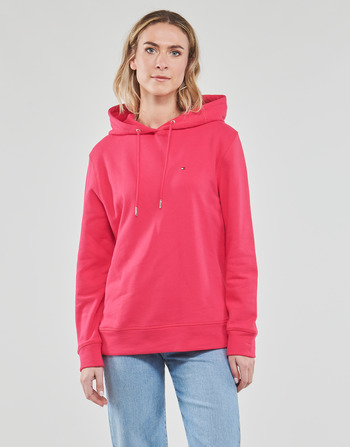 Clothing Women Sweaters Tommy Hilfiger REGULAR HOODIE Pink