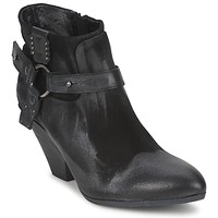 Shoes Women Shoe boots Strategia SANGLA Black / Silver