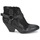 Shoes Women Shoe boots Strategia SANGLA Black / Silver