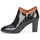 Shoes Women Shoe boots Sonia Rykiel 654802 Black / Ocre tan