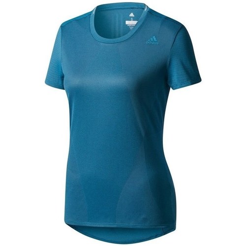 Clothing Women Short-sleeved t-shirts adidas Originals SS Tee W Navy blue, Blue