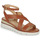 Shoes Women Sandals MTNG 53366 Brown / Beige