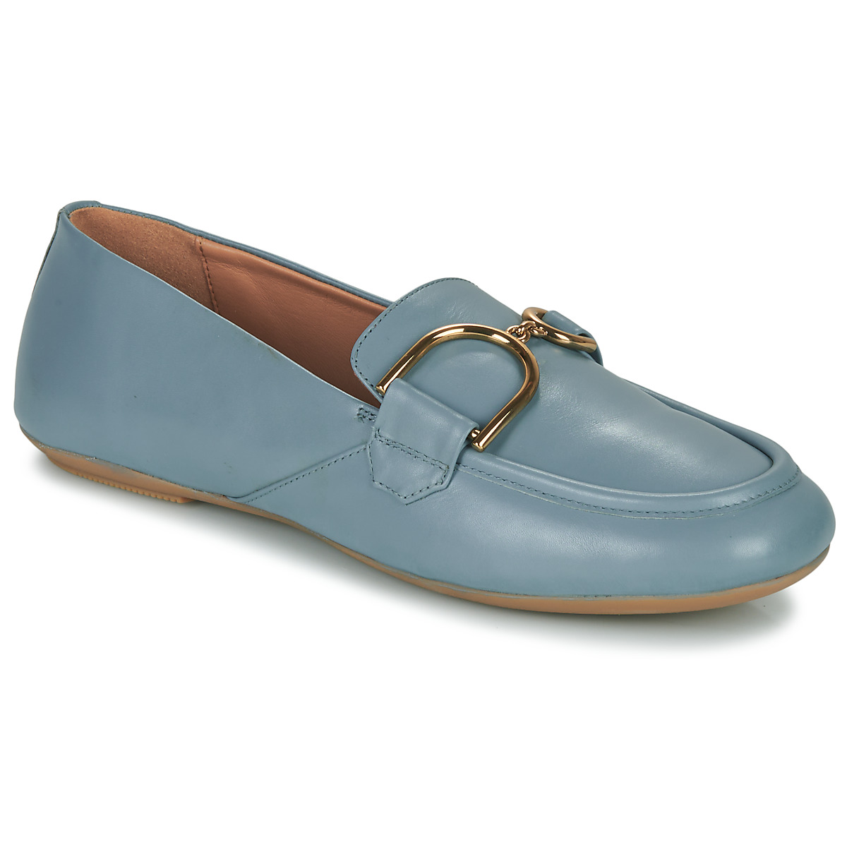 geox  d palmaria  women's loafers / casual shoes in blue