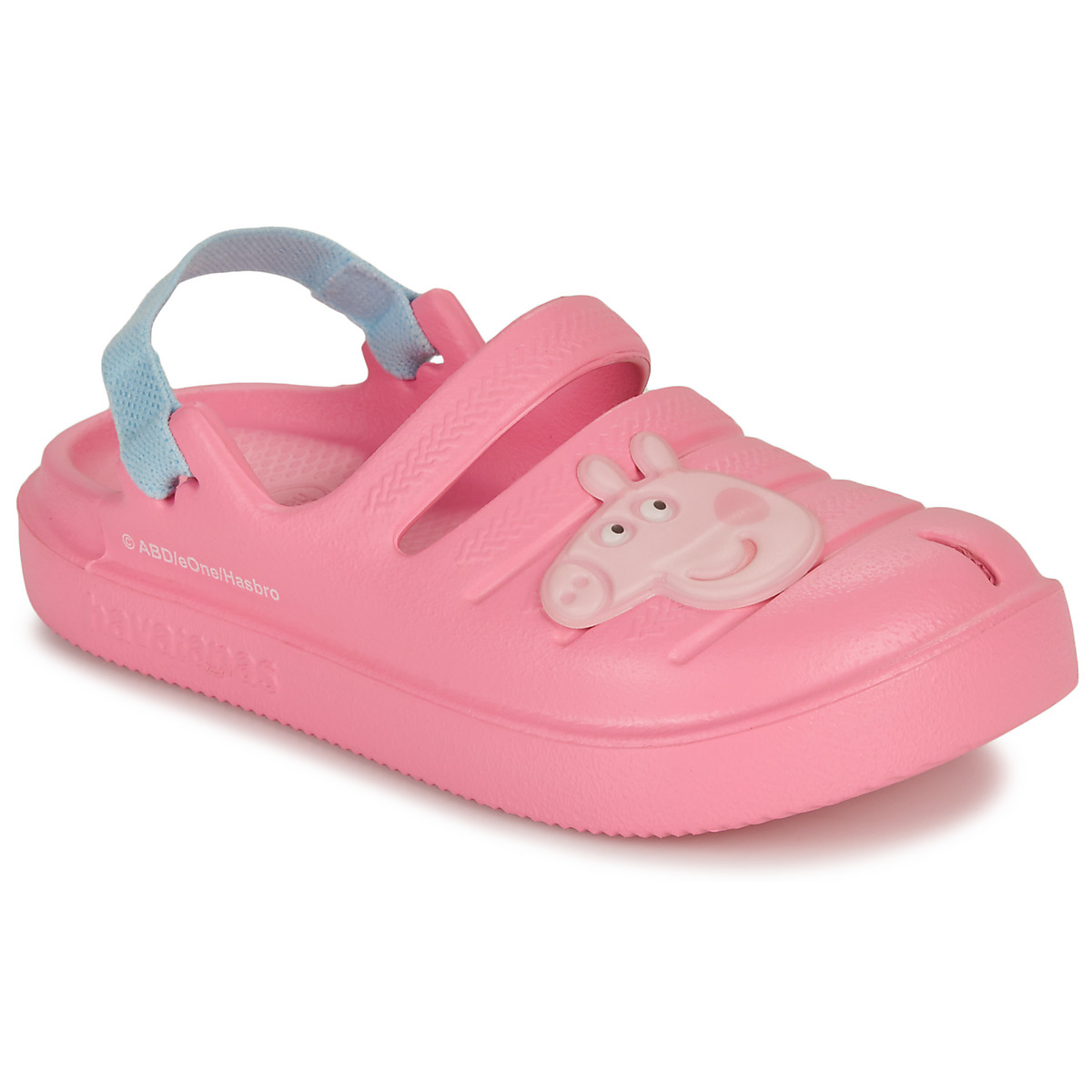 havaianas  baby clog peppa pig  girls's children's flip flops / sandals in pink