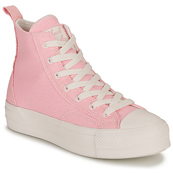 Shoes Women Hi top trainers Converse CHUCK TAYLOR ALL STAR LIFT-SUNRISE PINK/SUNRISE PINK/VINTAGE WHI Pink