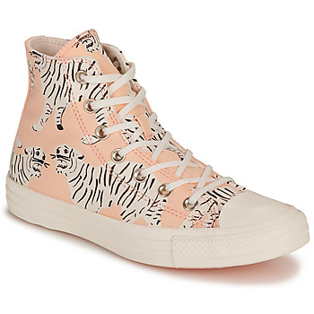 Shoes Women Hi top trainers Converse CHUCK TAYLOR ALL STAR-ANIMAL ABSTRACT Pink / White / Black