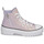 Shoes Girl Hi top trainers Converse CHUCK TAYLOR ALL STAR LUGGED LIFT PLATFORM GLITTER HI Purple