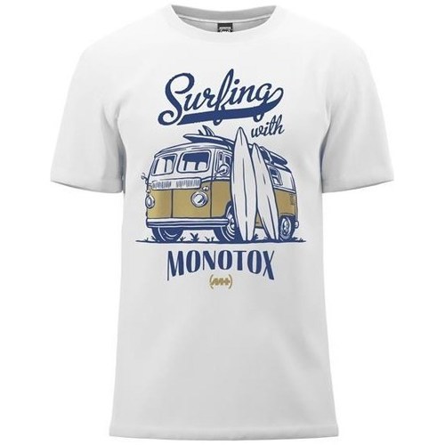 Clothing Men Short-sleeved t-shirts Monotox MX22065 White