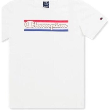 Clothing Boy Short-sleeved t-shirts Champion 305979WW001 White