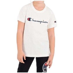 Clothing Boy Short-sleeved t-shirts Champion 404336WW001 White