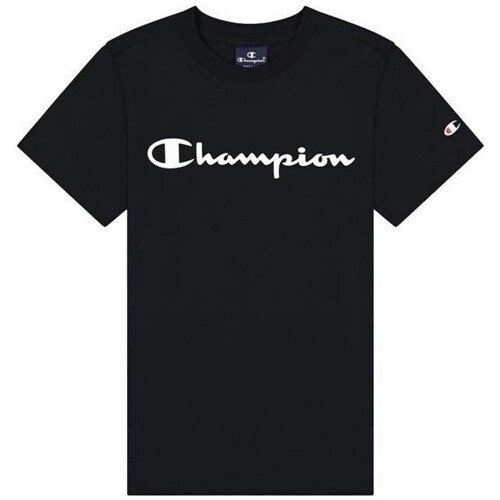 Clothing Boy Short-sleeved t-shirts Champion 305908KK001 Black
