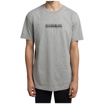 Clothing Men Short-sleeved t-shirts Napapijri Sbox 3 Grey
