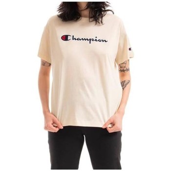 Clothing Women Short-sleeved t-shirts Champion 115351YS015 Beige