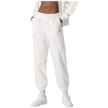 Clothing Women Trousers Champion Elastic Cuff Pants White