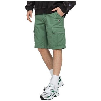 Clothing Men Cropped trousers Champion Bermuda Green