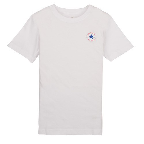 Clothing Boy Short-sleeved t-shirts Converse SS PRINTED CTP TEE White