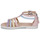 Shoes Girl Sandals Geox J SANDAL KARLY GIRL Pink / Blue / Mauve