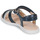 Shoes Girl Sandals Geox J SANDAL KARLY GIRL Marine / Silver