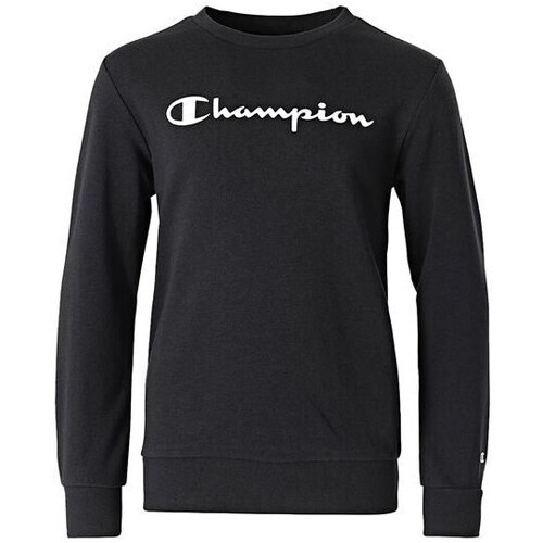 Clothing Girl Sweaters Champion Crewneck Sweatshirt Black