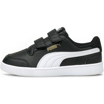 Shoes Children Low top trainers Puma Shuffle V Inf White, Black