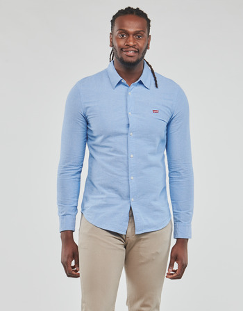 Clothing Men Long-sleeved shirts Levi's LS BATTERY HM SHIRT SLIM Blue