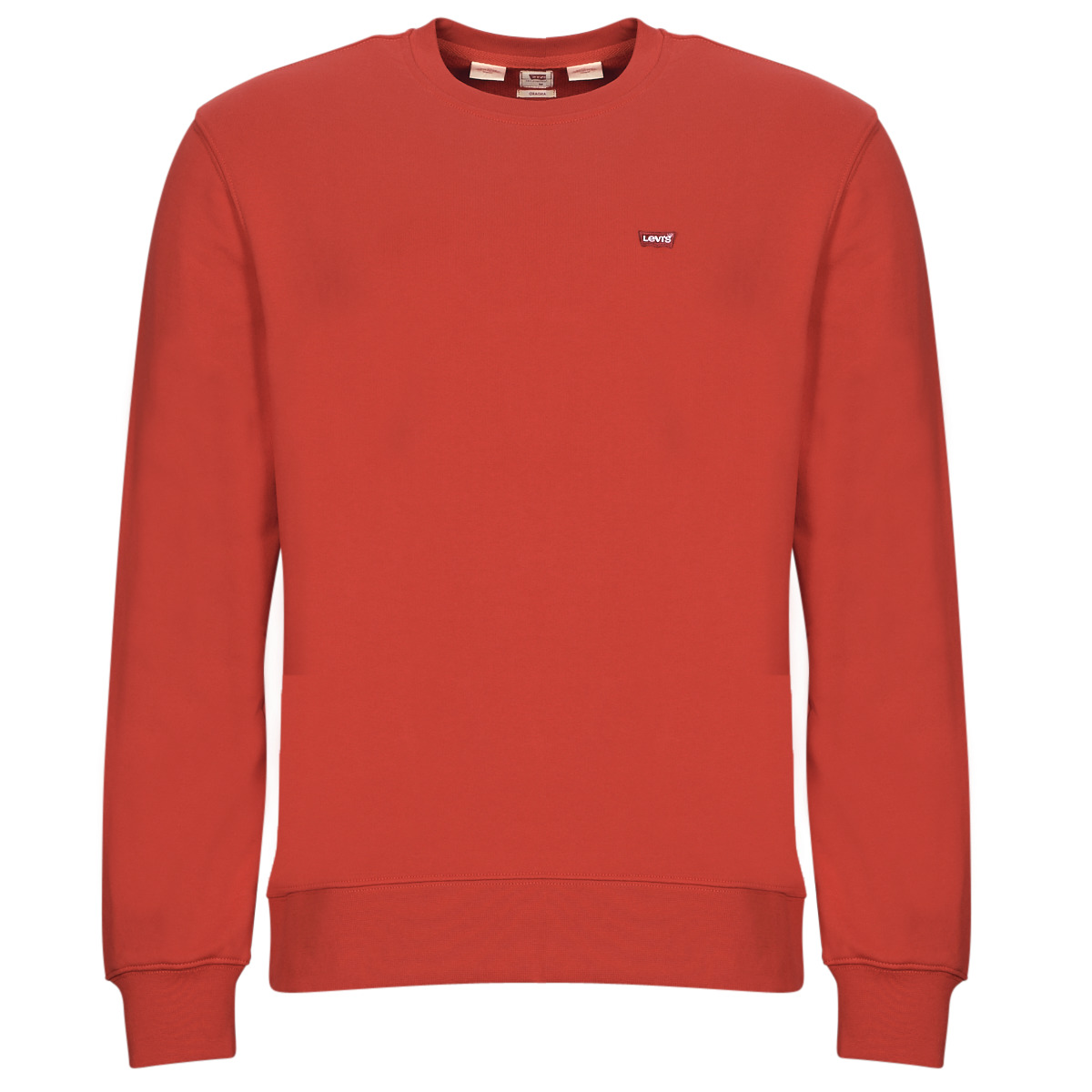 levis  new original crew  men's sweatshirt in red