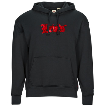Clothing Men Sweaters Levi's RELAXED GRAPHIC PO Black